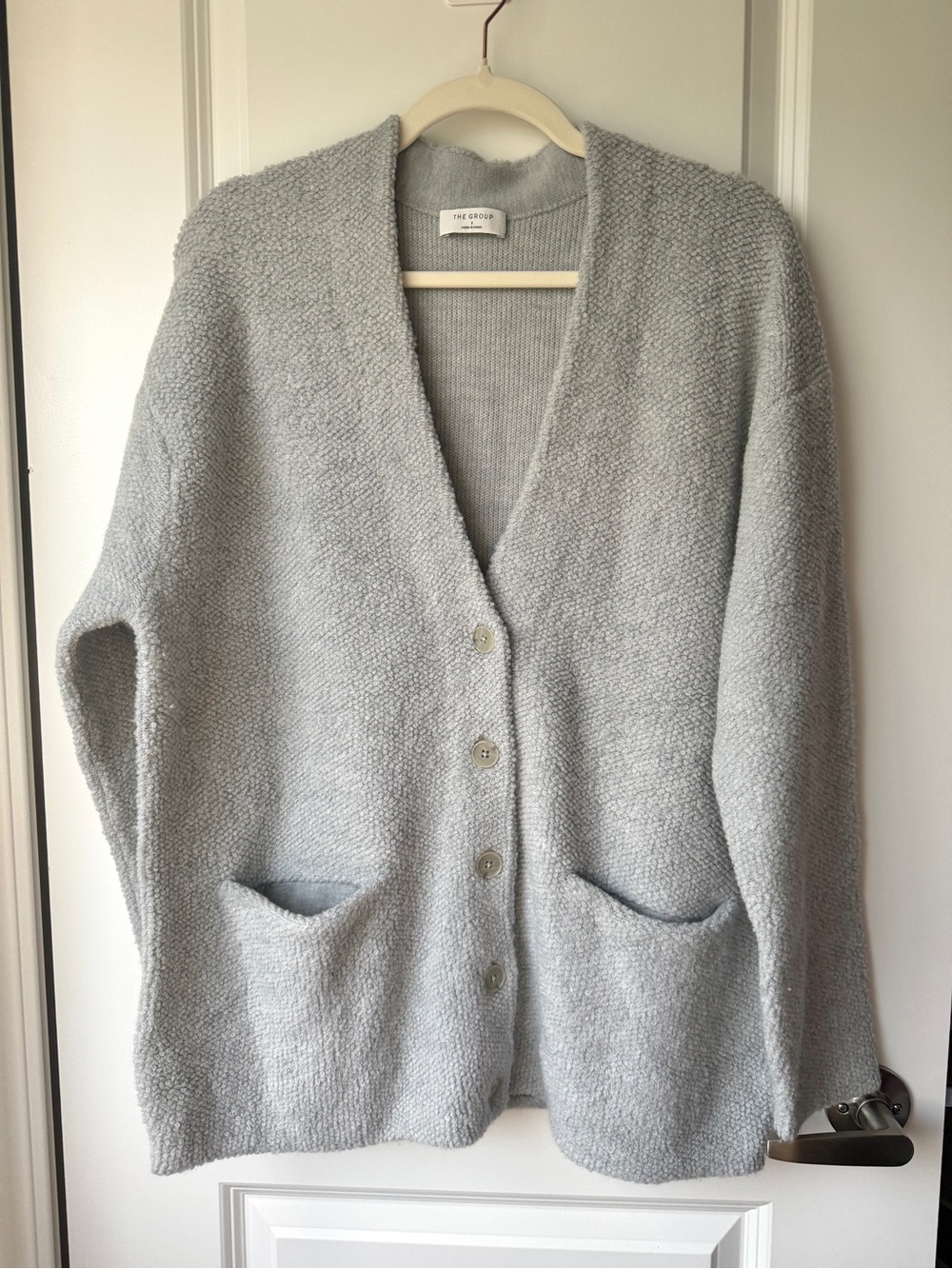 Aritzia The Group by Babaton 100% Wool Oversized Cardigan – Grey